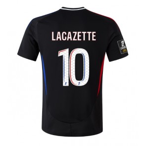 Billiga Olympique Lyonnais Alexandre Lacazette #10 Bortatröja 2024-25 Kortärmad